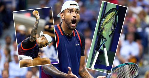 Tenis/ Kyrgios nuk i mbajnë nervat dhe shkatërron dy raketa në pak sekonda