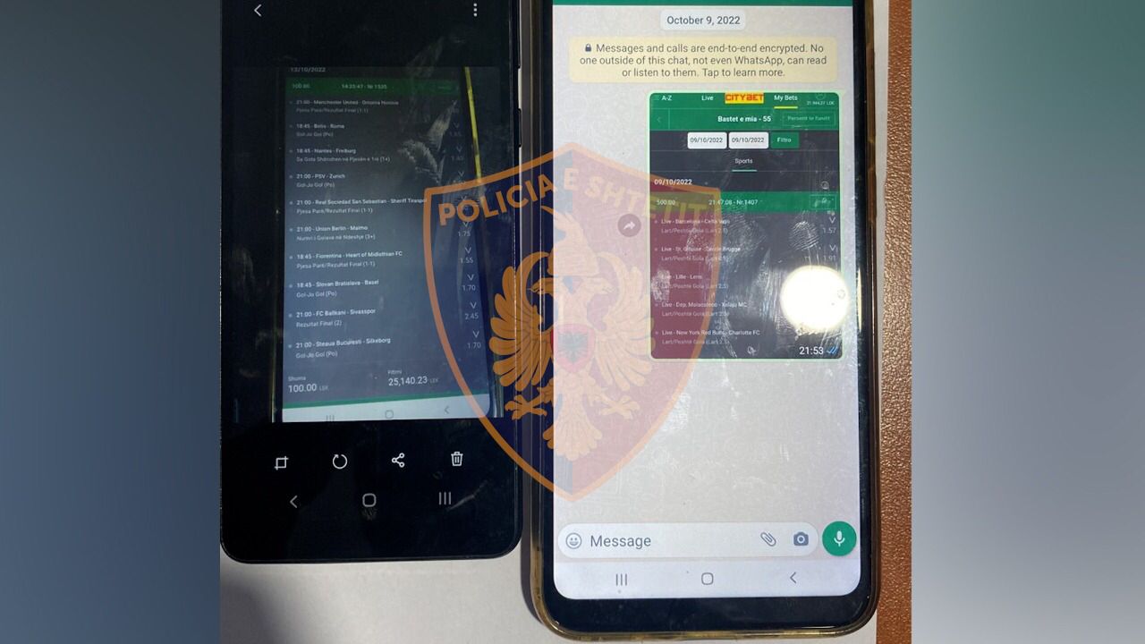 “Fati i lojërave” në Durrës/ Arrestohen pronarët e dy lokaleve që vinin baste sportive