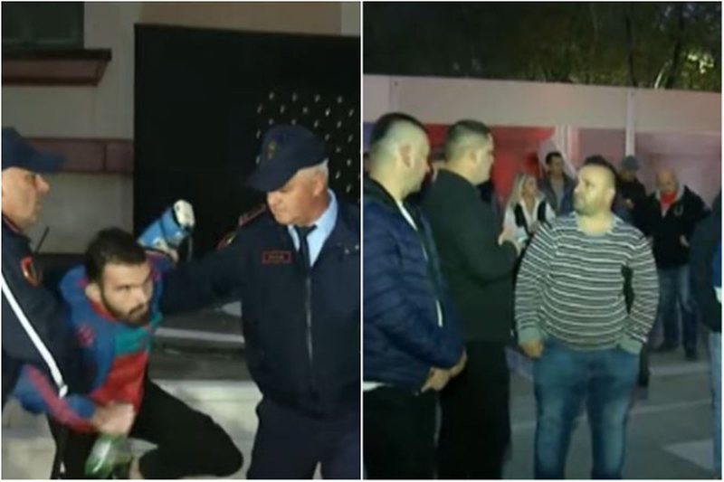 Çfarë po ndodh? Tensionohet situata në protestën përpara Ministrisë së Brendshme