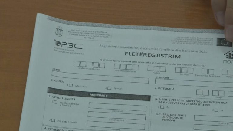 Përfundon censusi në Serbi, rreth 100 mijë janë shqiptarë, pjesa më e madhe në…