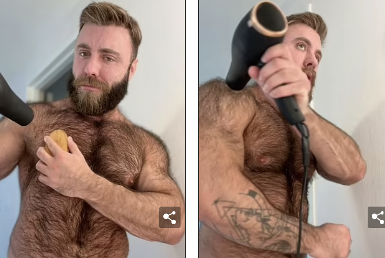 “Arush pelushi”, njihuni me burrin që nuk i depilon kurrë qimet e trupit, tregon dhe arsyen pse: Rriten brenda disa orësh pas rruajtjes (VIDEO)