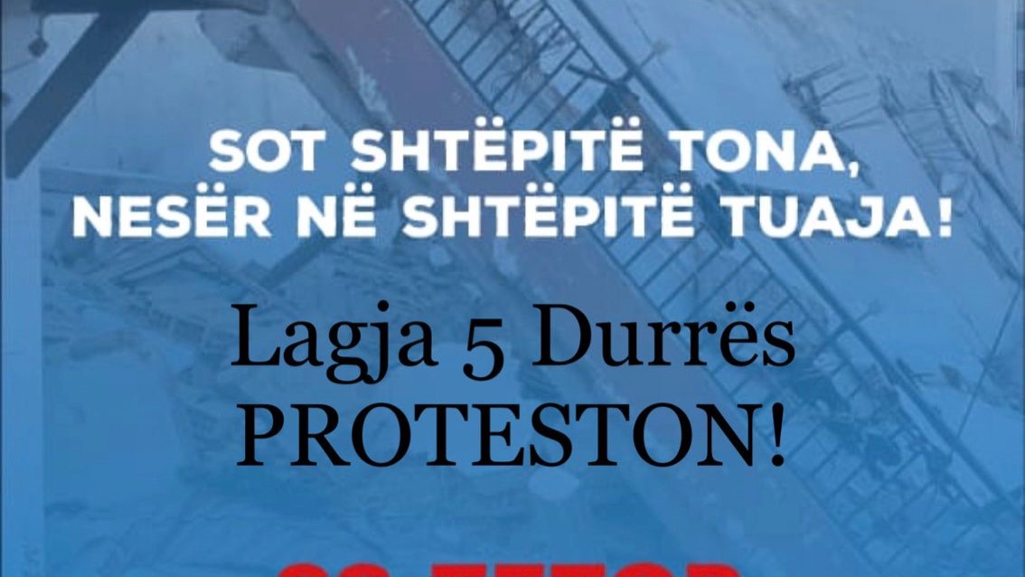 &#8220;Sot shtëpitë tona, nesër tuajat&#8221;, lagjja nr.5 në Durrës paralajmëron protestë (DATA&#038;ORA)