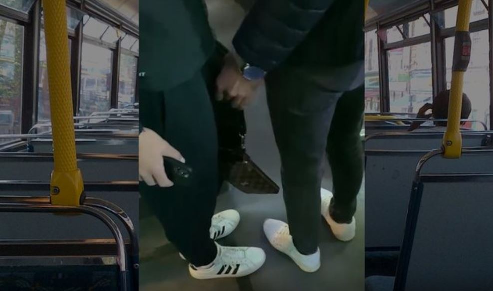 Burri prek të rinjtë në vendin intim në urbanin e Tiranës, pasagjerët shohin