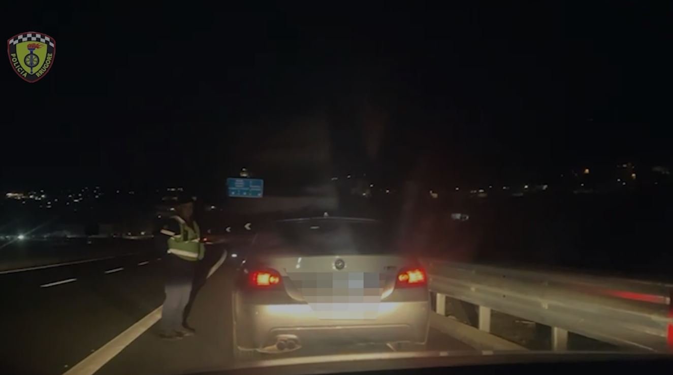 Nën efektin e drogës, 25-vjeçari me 190 km/orë në rrugët e Tiranës (VIDEO)