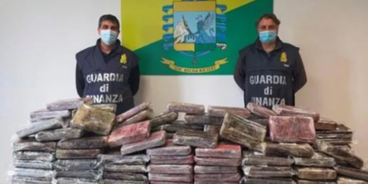 Goditet banda italo-shqiptare, sekuestrohen 187 kg kokainë