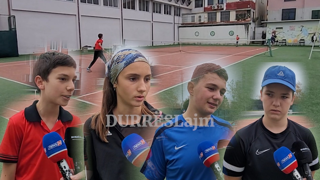 Tenisi, një sport që po preferohet shumë nga të rinjtë. Starton turneu &#8220;Durrësi Open&#8221; (VIDEO)