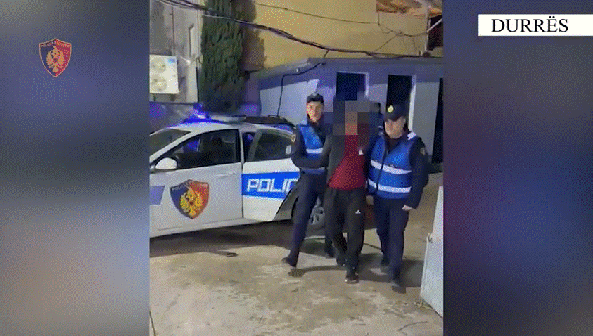 Lëvizte me 3 kg kanabis në automjet, pranga 23-vjeçarit në Krujë, momenti i arrestimit (VIDEO)
