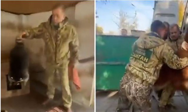 Rusët kapen duke vjedhur kafshët e kopshtit zoologjik ukrainas (VIDEO)