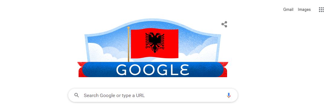 28 Nëntori/ Google uron shqiptarët për ditën e Flamurit!