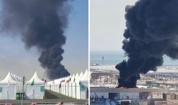 Momente paniku në Katar, zjarr i madh pranë tendave të tifozëve