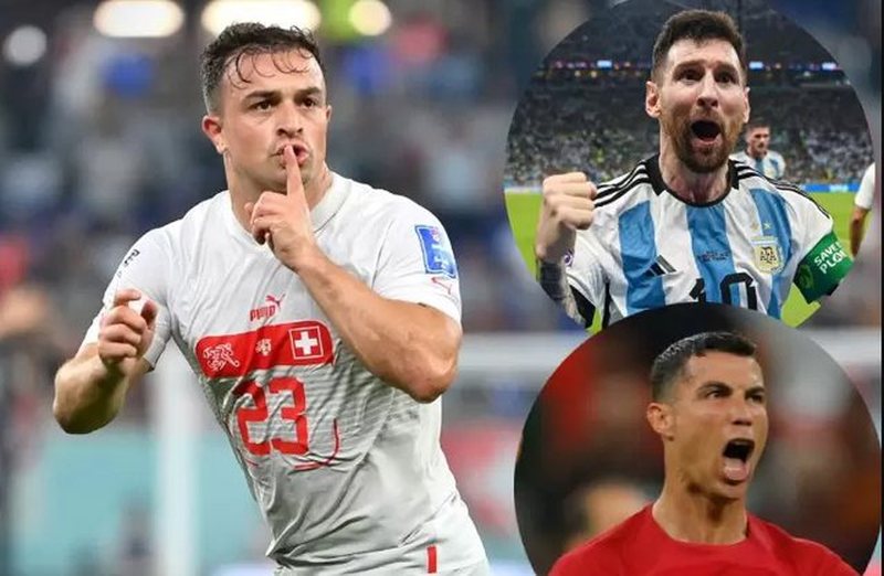 Vetëm Ronaldo dhe Messi e kishin bërë, goli ndaj Serbisë fut Xherdan Shaqirin në histori