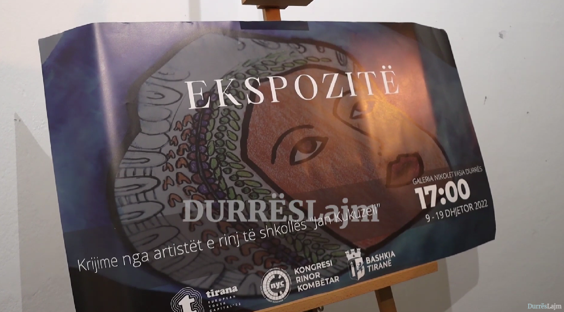 &#8220;Rinia krijon kulturë&#8221;, Durrësi në fokusin e artistëve të rinj të shkollës &#8220;Jan Kukuzeli&#8221; (VIDEO)