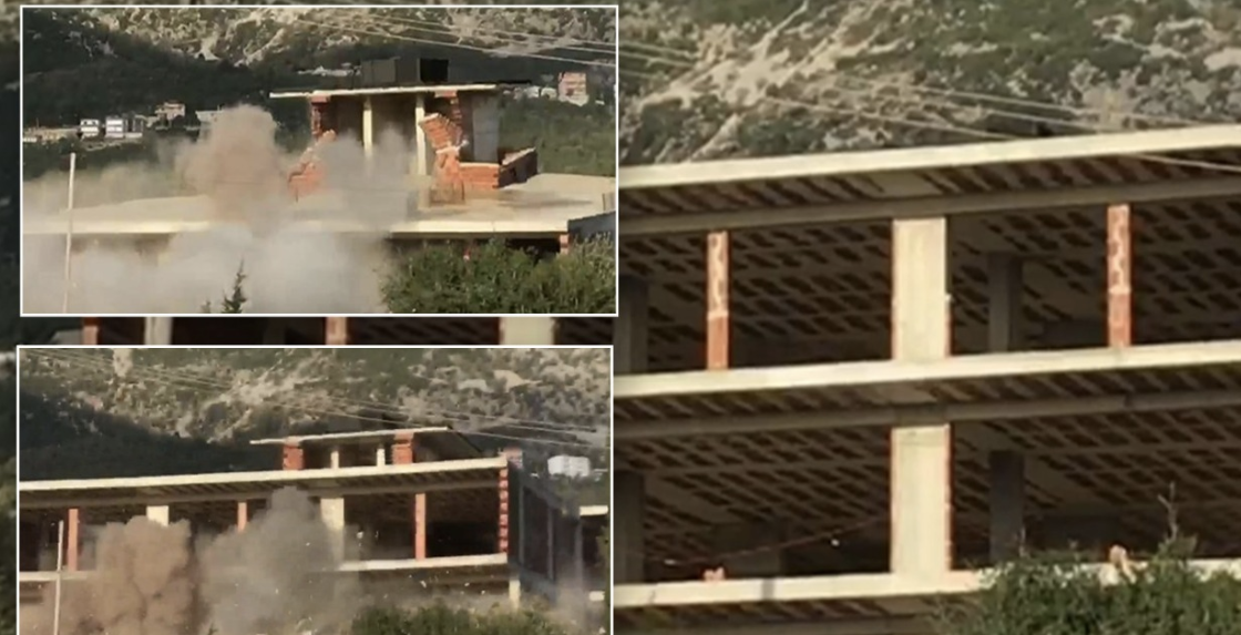 30 kg tritol, momenti kur IKMT hedh në erë godinën 5-katëshe (VIDEO)