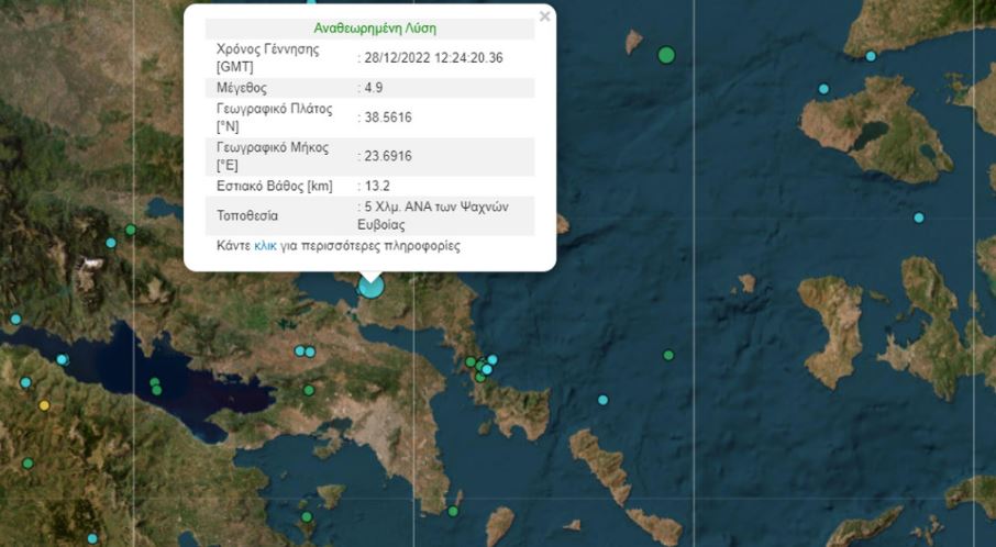 Tërmet në Greqi, banorët dalin në rrugë nga lëkundjet e forta