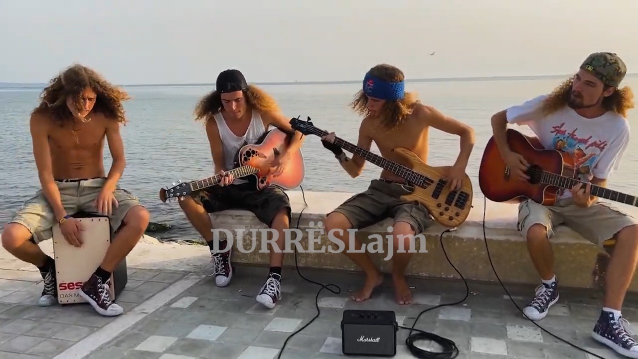 Katër fantastikët e “Mix Up Everything”, muzikantët shqiptaro-australian që jetojnë në Durrës (VIDEO)