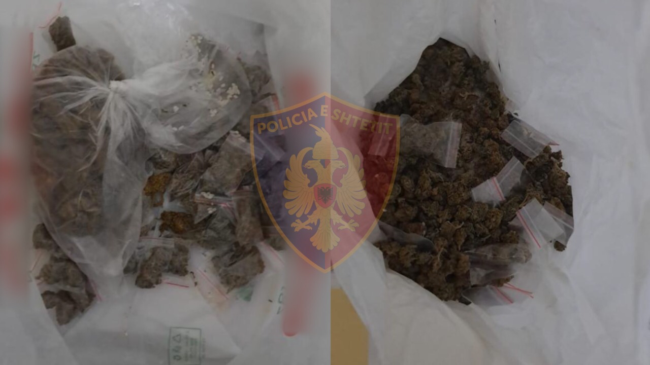 Doza kanabisi gati për shitje në makinë dhe banesë, arrestohet 21-vjeçari në Durrës, procedohet një tjetër