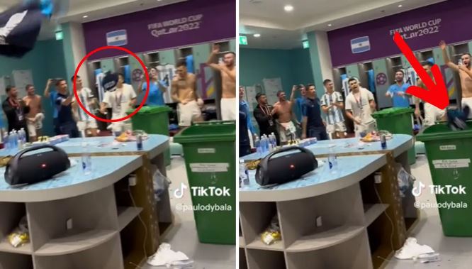 Festa në dhomat e zhveshjes së Argjentinës, lojtarët hedhin në koshin e mbeturinave fanellat e kroatëve