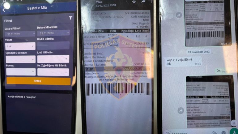 Vinin baste sportive me telefon, arrestohen pesë persona