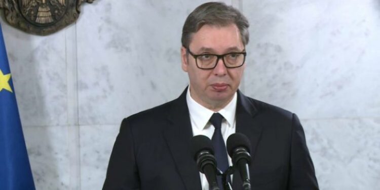 Pas takimit me pesëshen e diplomatëve, Vuçiç: Kam rezerva për një çështje, por nuk mund të tregoj cila është