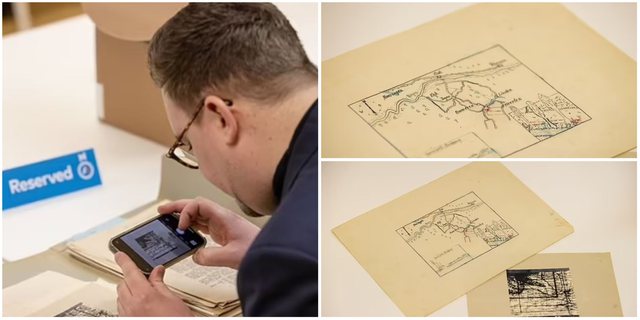 Publikohet për herë të parë harta që mendohet se tregon vendin ku është groposur thesari nazist