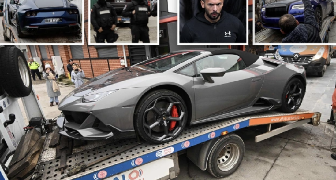 Sekuestrohet koleksioni me vlerë 6 milionë paund i makinave të Andrew Tate