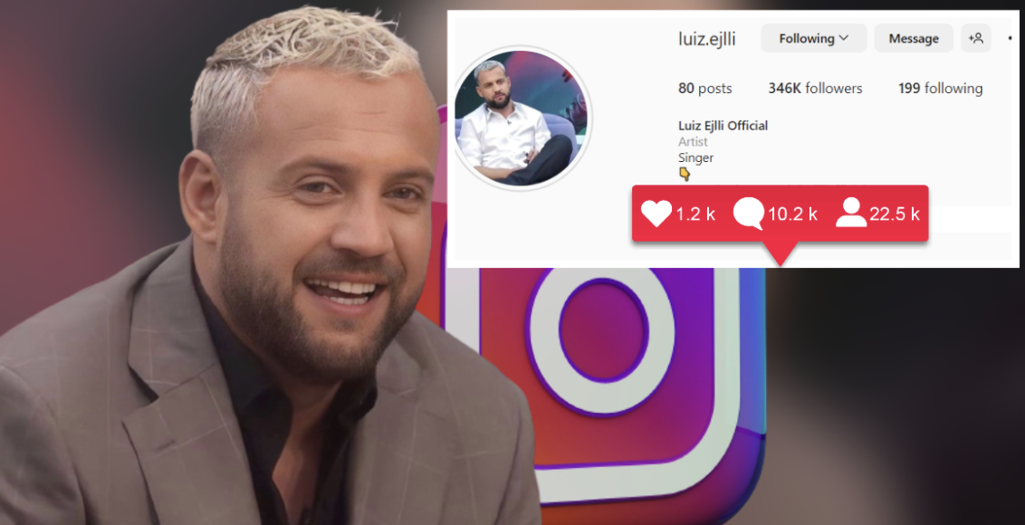 Tha se nuk ka rrjete sociale, por a e di Luizi se dikush po bën namin me emrin e tij në Instagram? Flet këngëtari (VIDEO)