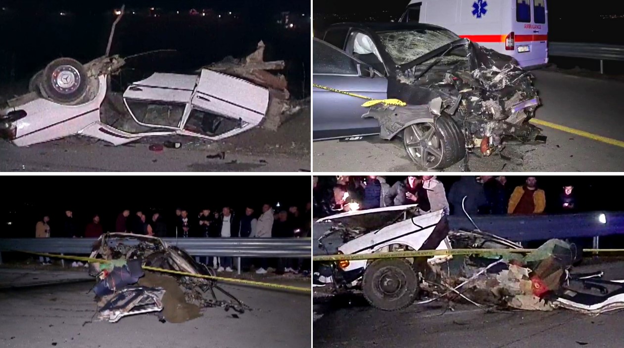 Aksidenti me 3 viktima në Rrugën e Arbrit/ Policia: Arrestohet Edison Lazri, u përplas me makinën “Benz”-in tjetër