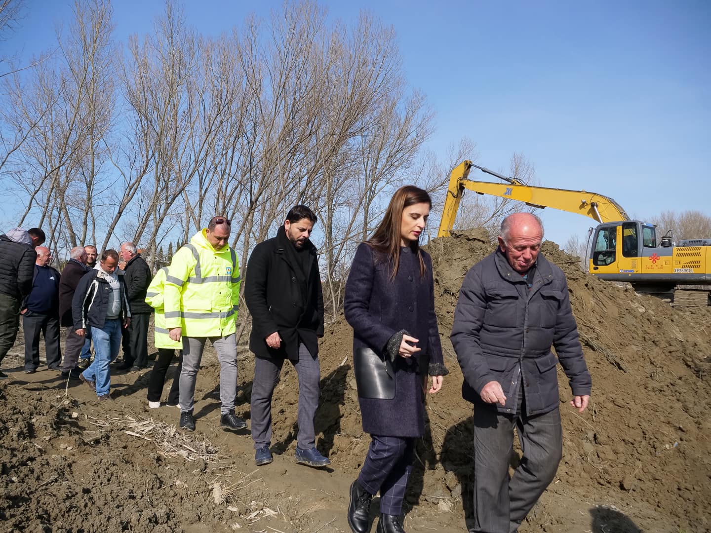 Kryebashkiakja Sako: Vijojmë punën për rehabilitimin e argjinaturës së lumit Erzen
