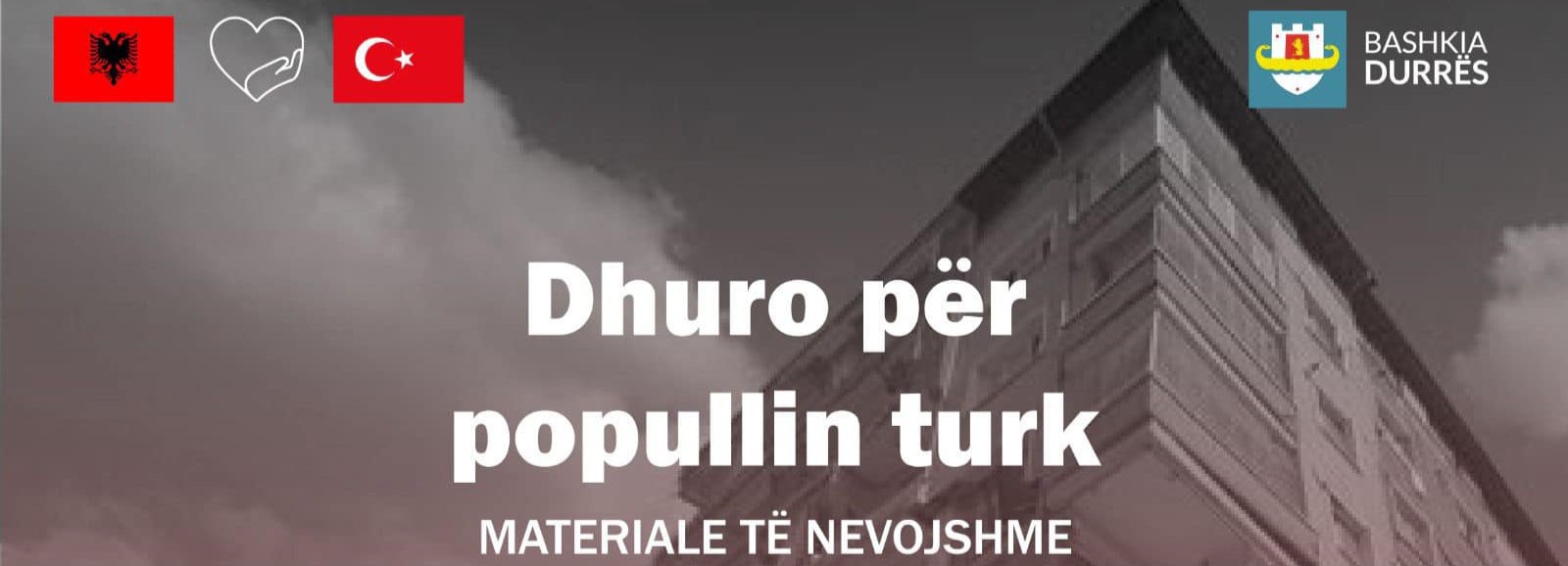 Nesër Durrësi ndihmon turqit, ku dhe çfarë mund të dhuroni?