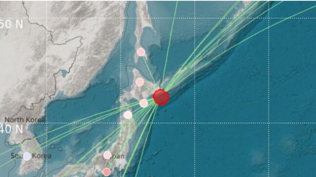 Japonia goditet nga një tërmet i fuqishëm