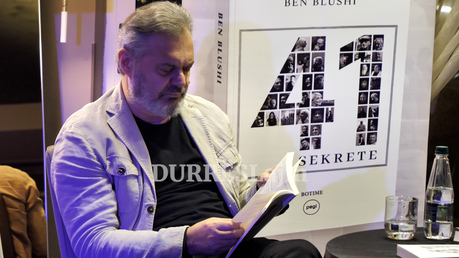 Promovon librin e tij në Durrës, Blushi: &#8220;41 sekrete&#8221; ka krijuar keqkuptime me disa personazhe (VIDEO)