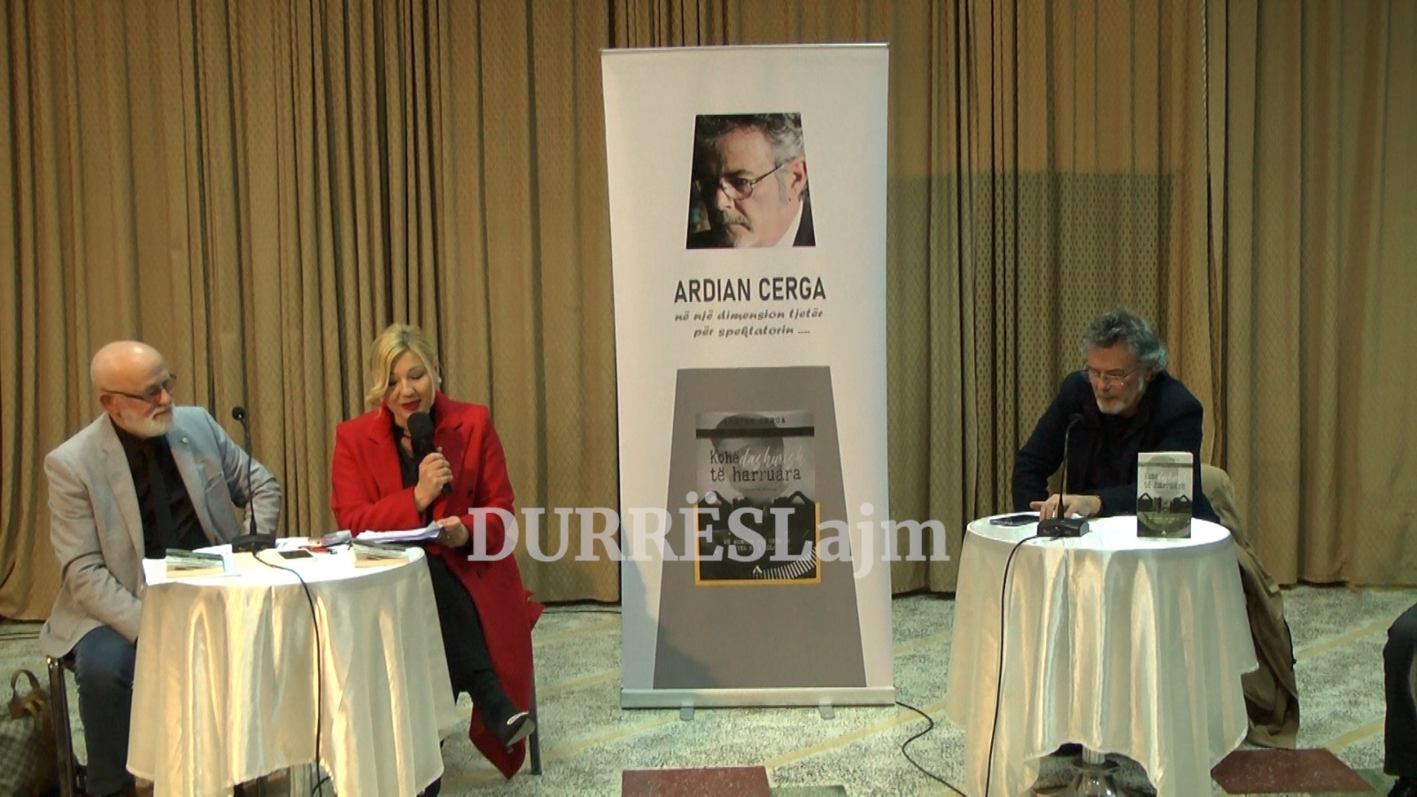 Ardian Cerga promovon në Durrës romanin e tij të parë “Kohë dashurish të harruara” (VIDEO)