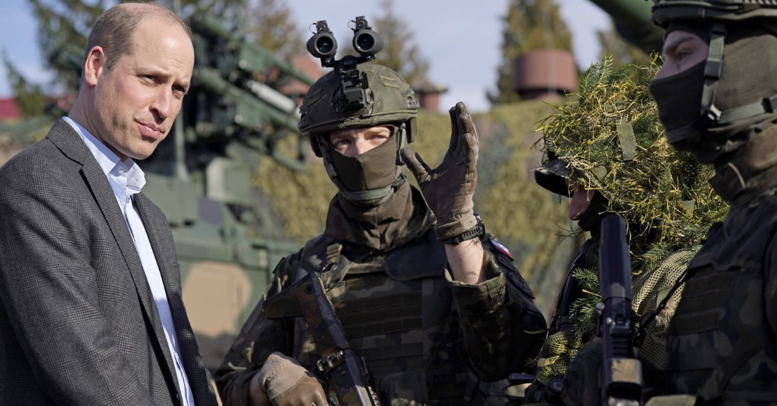 Princi William vizitë sekrete te trupat polake dhe britanike, pranë kufirit me Ukrainën
