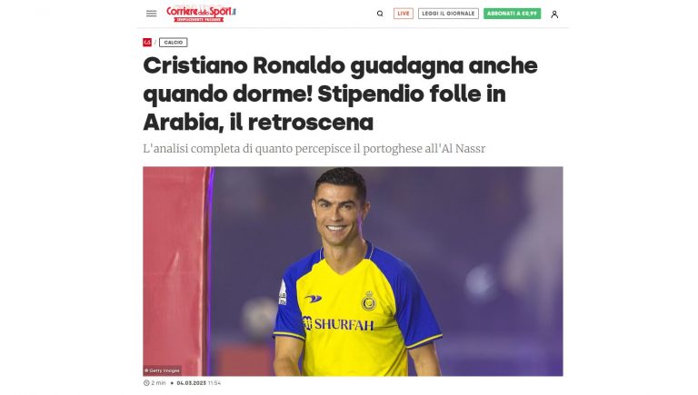 Ronaldo fiton miliona edhe në gjumë, shifrat e tij janë të pabesueshme