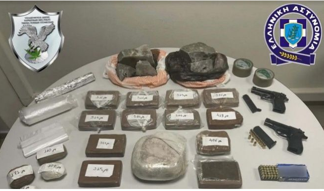 Shkatërrohet banda kriminale e trafikut të drogës në Greqi, 7 në pranga, midis tyre 1 shqiptar