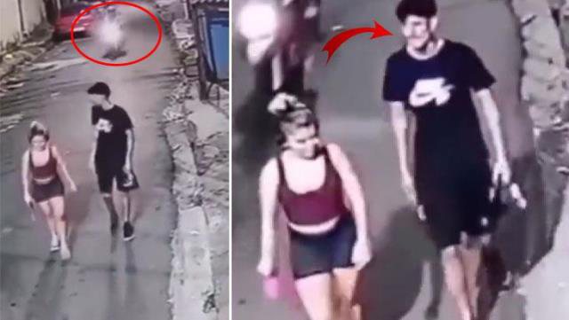 Grabitësit me pistoletë i presin rrugën çiftit, “zhveshin” vajzën, i dashuri ja fut vrapit (VIDEO)