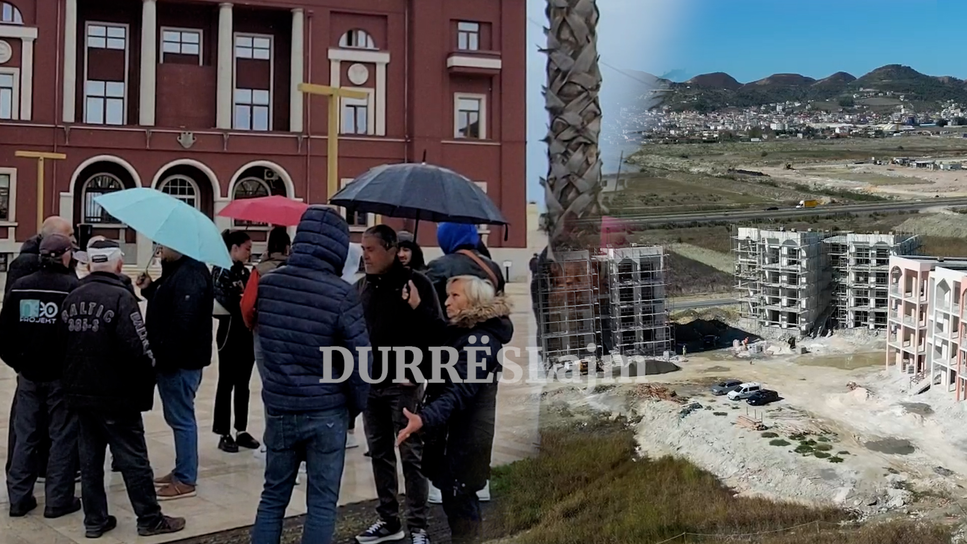 &#8220;Asnjë përgjigje nga bashkia, besojmë te kryeministri!&#8221; Qytetarët protestojnë para bashkisë Durrës për fatin e pallateve të tyre (VIDEO)