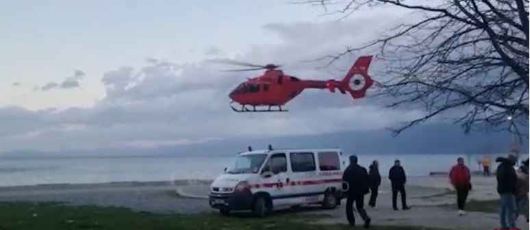 Aksident i rëndë në Lin-Pogradec, një nga të plagosurit niset me helikopter drejt Tiranës