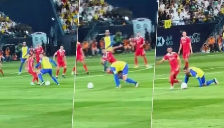 Driblimi i dështuar e bën të duket qesharak, tifozët: CR7 Ka mbaruar