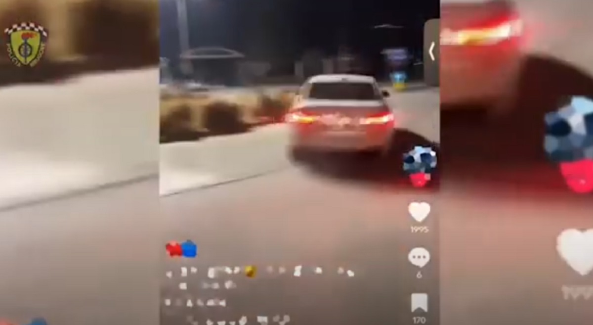 Drift me makinë dhe videot i publikuan në TikTok, Policia Rrugore i zbulon dhe i gjobit me 400 mijë lekë