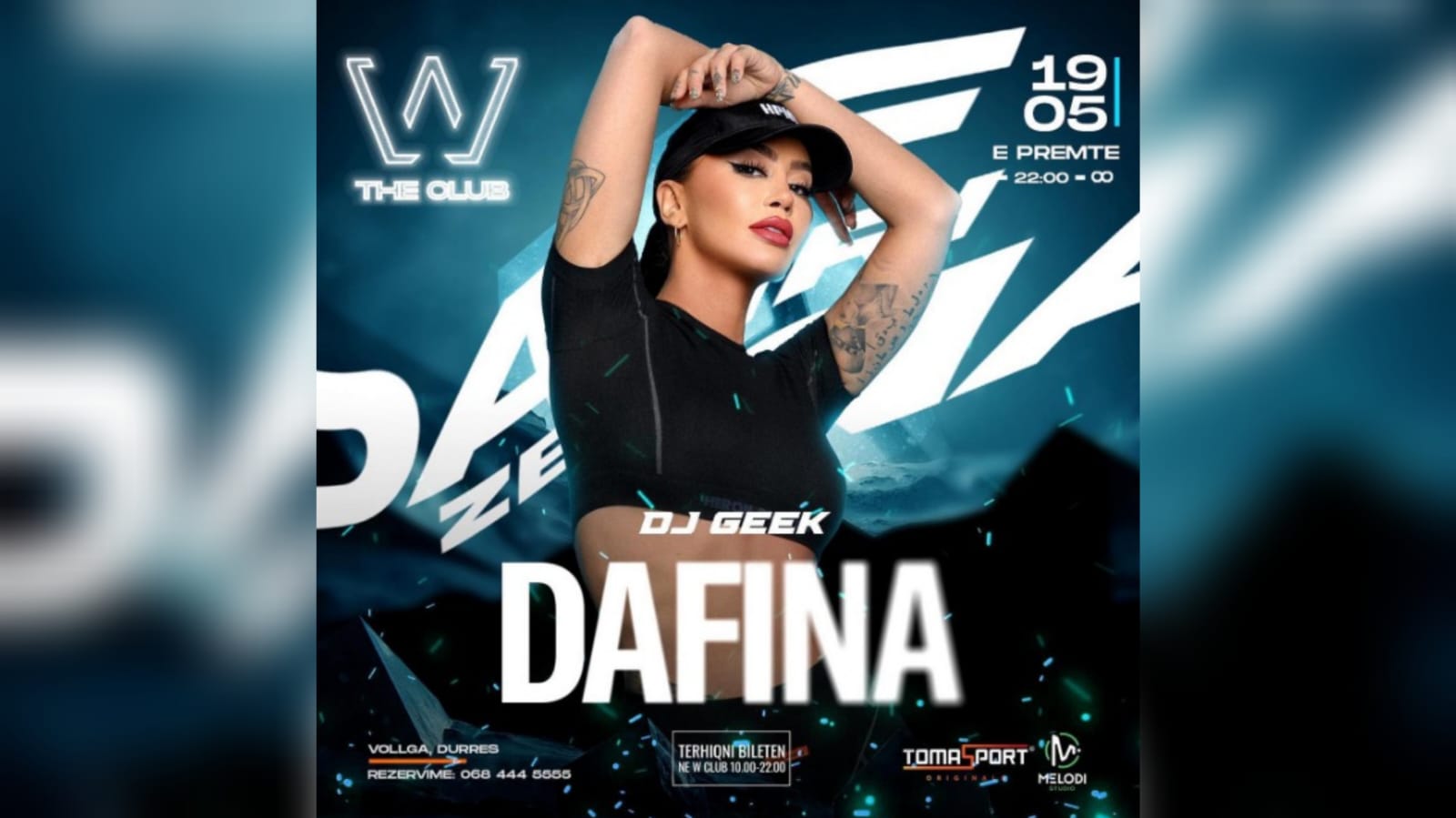 Eventi i vitit në Durrës, Dafina Zeqiri të premten në &#8220;W The Club&#8221;