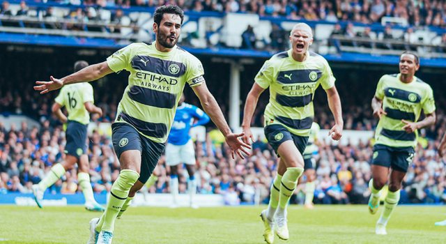 Man.City një hap tjetër drejt titullit, mposht me 3 gola Evertonin