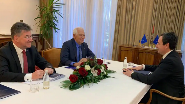 Forumi për sigurinë, Albin Kurti takon Borrell e Lajçak në Bratislavë