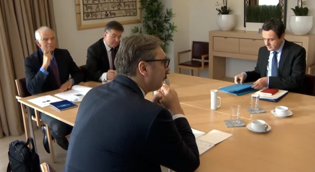 Nis takimi Kurti-Vuçiç në Bruksel