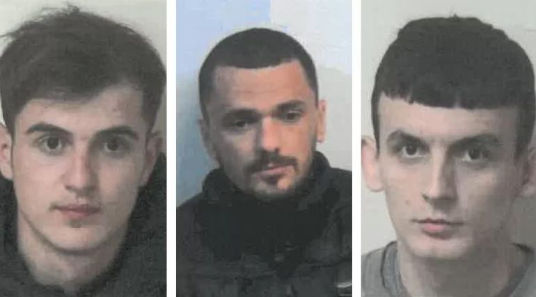 U arratisën nga qendra e emigracionit në Britani, policia publikon emrat dhe fotot e tre shqiptarëve në kërkim
