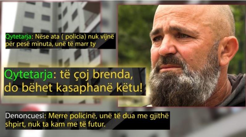 Gruaja nxjerr burrin nga shtëpia: Nëse s’vjen policia bëhet kasaphanë!