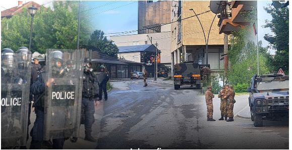 KFOR-i ndërhyn në veri të Kosovës, shpërndan protestuesit në Zveçan