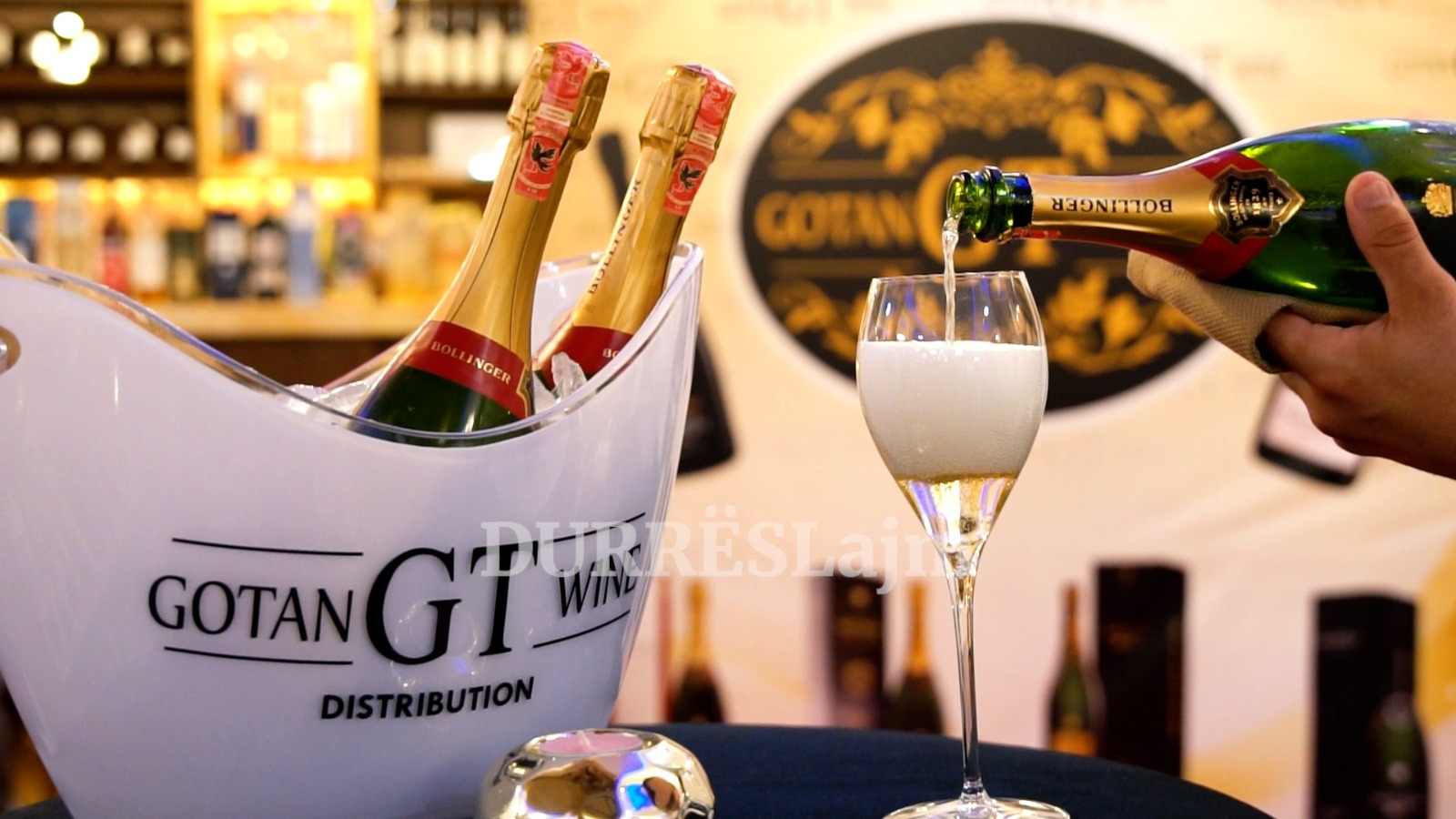 Enoteka &#8220;Gotan Wine&#8221; në Durrës organizon degustimin e shampanjës së njohur &#8220;Bollinger&#8221; (VIDEO)
