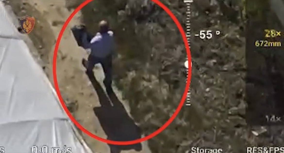 Me thes të zi drejt skarës dhe koshit, çfarë kapi droni i policisë te kampi i MEK në Durrës? (VIDEO)
