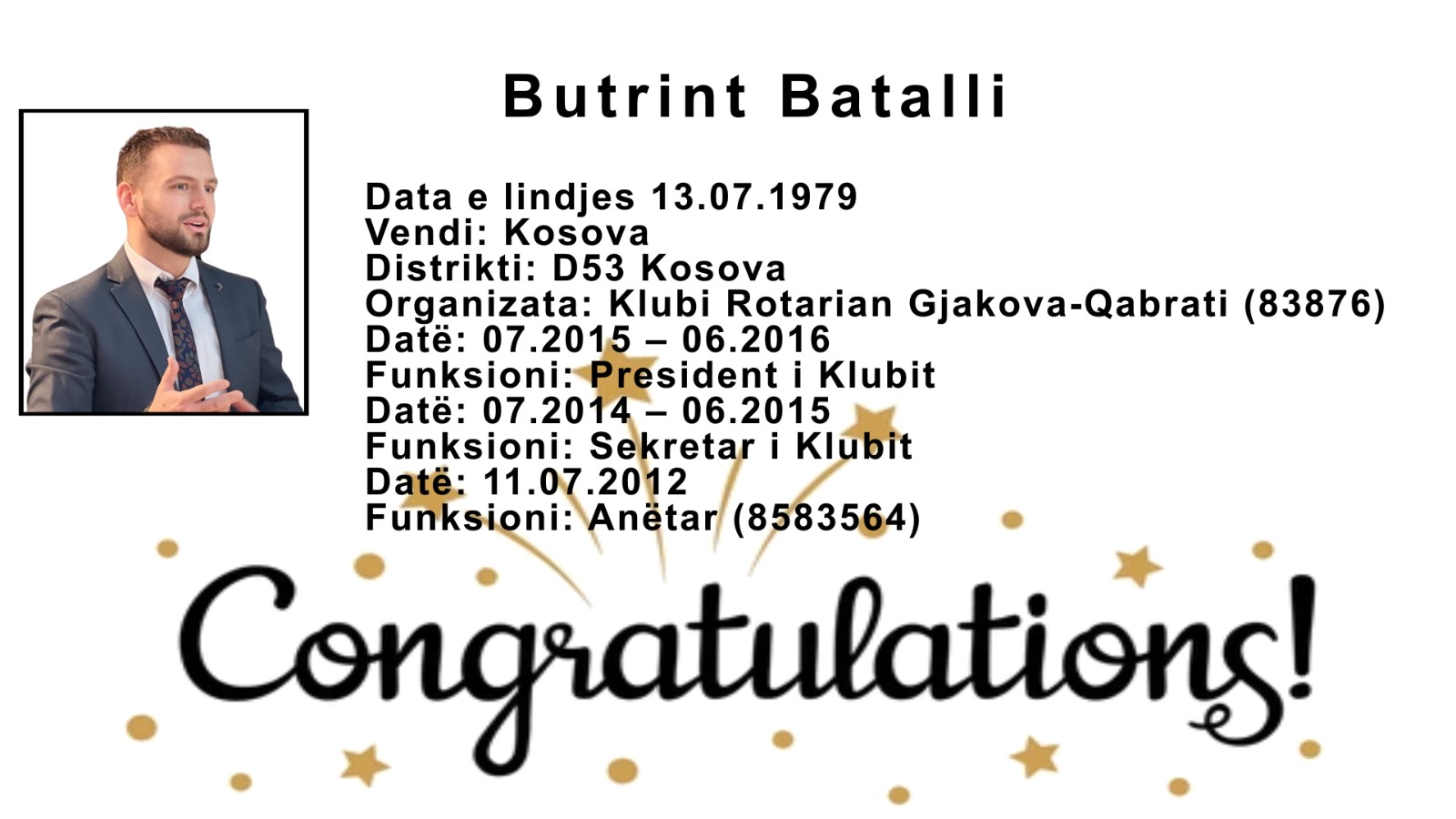 Distrikti Shqipëri-Kosovë/ Batalli: Do jemi një nga distriktet më kontributdhënëse në Rotary International (VIDEO)